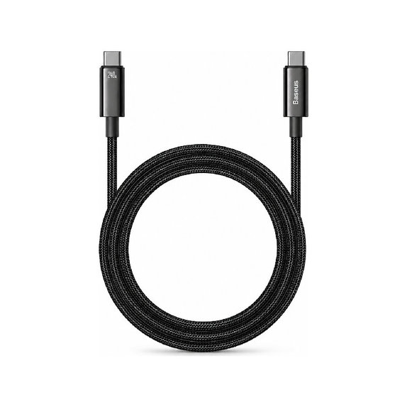 Baseus - Kábel USB-C/USB-C, 1.5m, fekete
