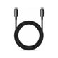 Baseus - Kábel USB-C/USB-C, 1.5m, fekete