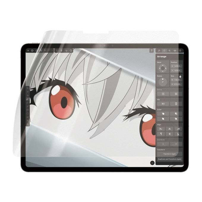GraphicPaper UWF védőfólia iPad Pro 12,9" készülékhez, Átlátszó, PanzerGlass