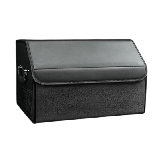 Nagy kapacitású, összecsukható bőrből készült csomagtartó rendező - 50x31x31cm