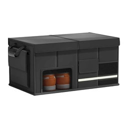 Nagy kapacitású, összecsukható bőrből készült csomagtartó rendező 60L 57x34x29cm