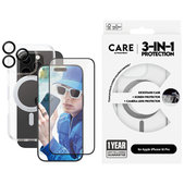 Bundle Hoops Ceramic + UWF Ceramic edzett üveg + Kickstand tok iPhone 16 Pro készülékhez, CARE
