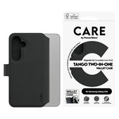 Tok Wallet Tango Two-In-One QI-val Samsung Galaxy S25 készülékhez, Fekete, PanzerGlass