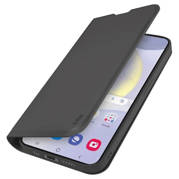 SBS - Tok Book Wallet Smooth - Samsung Galaxy S25+, fekete