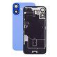 Apple iPhone 16 - Hátsó üveg + Kamera lencse + Fémlemez + Magsafe mágnes (Ultramarine)