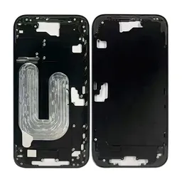 Apple iPhone 16 - Középső keret + Bekapcsoló + hangerő gomb (Black)
