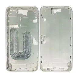 Apple iPhone 16 - Középső keret + Bekapcsoló + hangerő gomb (White)