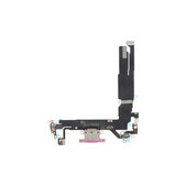 Apple iPhone 16 - Töltő Csatlakozó + Flex Kábel (Pink)