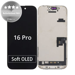 Apple iPhone 16 Pro - LCD Kijelző + Érintőüveg + Keret Refurbished PRO