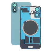 Apple iPhone 16 Plus - Hátsó üveg + Kamera lencse + Fémlemez + Magsafe mágnes (Teal)