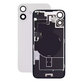 Apple iPhone 16 Plus - Hátsó üveg + Kamera lencse + Fémlemez + Magsafe mágnes (White)