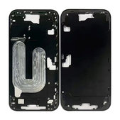 Apple iPhone 16 Plus - Középső keret + Bekapcsoló + hangerő gomb (Black)