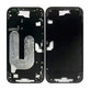 Apple iPhone 16 Plus - Középső keret + Bekapcsoló + hangerő gomb (Black)
