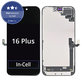 Kijelző In-Cell FHD iPhone 16 Plus, Érintőüveg kerettel, FixPremium