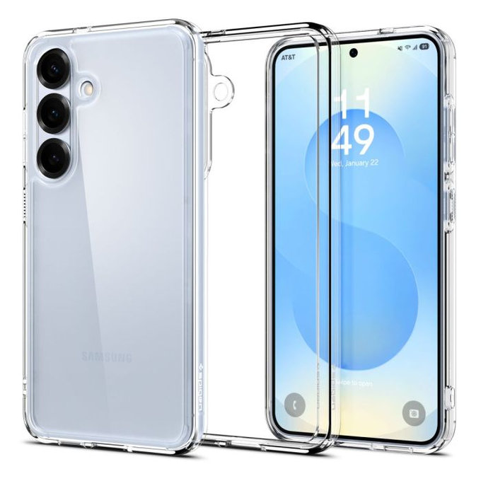 Spigen - Tok Ultra Hybrid - Samsung Galaxy S25+, Crystal Clear