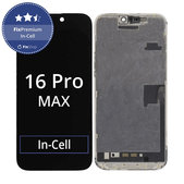 Kijelző In-Cell FHD iPhone 16 Pro Max, Érintőüveg kerettel, FixPremium