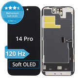 Apple iPhone 14 Pro - LCD Kijelző + Érintőüveg + Keret Soft OLED FixPremium 120Hz
