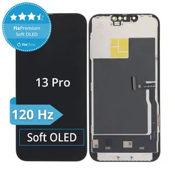 Apple iPhone 13 Pro - LCD Kijelző + Érintőüveg + Keret Soft OLED FixPremium 120Hz