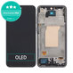 Samsung Galaxy A35 A356B - LCD Kijelző + Érintőüveg + Keret (Awesome Iceblue) OLED