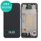 Samsung Galaxy A35 A356B - LCD Kijelző + Érintőüveg + Keret (Awesome Lilac) OLED