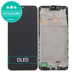 Samsung Galaxy A16 5G - LCD Kijelző + Érintőüveg + Keret (Blue Black) OLED