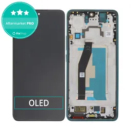Xiaomi 14T 2406APNFAG - LCD Kijelző + Érintőüveg + Keret (Titan Blue) OLED