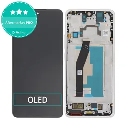 Xiaomi 14T 2406APNFAG - LCD Kijelző + Érintőüveg + Keret (Titan Gray) OLED