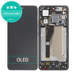 Xiaomi 14T Pro 2407FPN8EG - LCD Kijelző + Érintőüveg + Keret (Titan Black) OLED