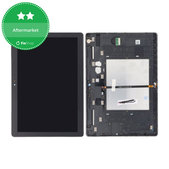 Lenovo Tab M10 TB-X605F, TB-X605N, TB-X605M - LCD Kijelző + Érintőüveg + Keret (Black) TFT