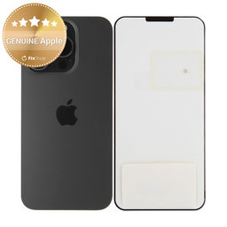 Hátsó Ház Üveg | iPhone 15 Pro | Black Titanium | 661-35700 | Genuine Apple