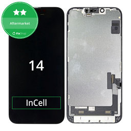 Apple iPhone 14 - LCD Kijelző + Érintőüveg + Keret InCell HD+