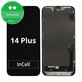 Kijelző In-Cell HD+ iPhone 14 Plus, Érintőüveg kerettel