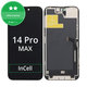 Kijelző In-Cell HD+ iPhone 14 Pro Max, Érintőüveg kerettel