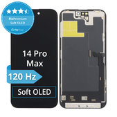 Kijelző Soft OLED iPhone 14 Pro Max, Érintőüveg kerettel, DIAGNOSTIC