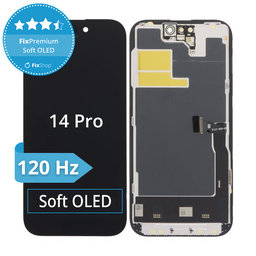 Kijelző Soft OLED iPhone 14 Pro - Érintőüveg + Keret, DIAGNOSTIC