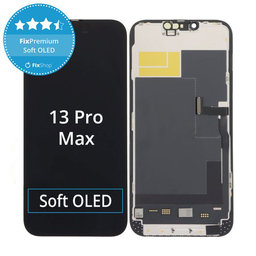 Apple iPhone 13 Pro Max - LCD Kijelző + Érintőüveg + Keret Soft OLED FixPremium JCID