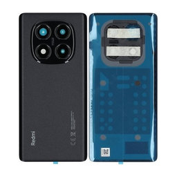 Xiaomi Redmi Note 14 Pro 4G 24116RACCG - Akkumulátor Fedőlap (Midnight Black) - 560008000O600 Genuine Service Pack