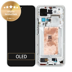 Xiaomi 15 5G - LCD Kijelző + Érintőüveg + Keret (White) - 560062000O300 Genuine Service Pack