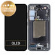 Samsung Galaxy S25 - LCD Kijelző + Érintőüveg + Keret (Blueblack) - GH82-36329E Genuine Service Pack