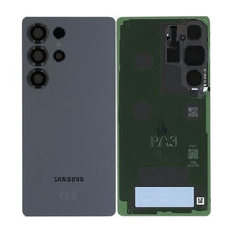 Samsung Galaxy S25 Ultra - Akkumulátor Fedőlap (Titanium Jetblack) - GH82-36353G Genuine Service Pack