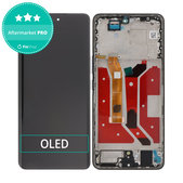 Honor Magic7 Lite - LCD Kijelző + Érintőüveg + Keret (Black) OLED