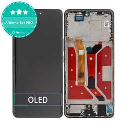 Honor Magic7 Lite - LCD Kijelző + Érintőüveg + Keret (Black) OLED