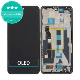 Nothing Phone (3a) Pro - LCD Kijelző + Érintőüveg + Keret (Black) OLED