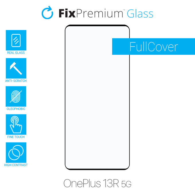 FixPremium FullCover Glass - Edzett üveg - OnePlus 13R 5G CPH2645