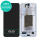 Samsung Galaxy S25 - LCD Kijelző + Érintőüveg + Keret (Icyblue) OLED
