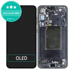 Samsung Galaxy S25 Plus - LCD Kijelző + Érintőüveg + Keret (Blueblack) OLED