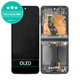 Samsung Galaxy Z Flip 6 F741B - LCD Kijelző + Érintőüveg + Keret (Black) OLED