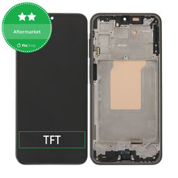 Samsung Galaxy A26 A266E - LCD Kijelző + Érintőüveg + Keret (Black) TFT