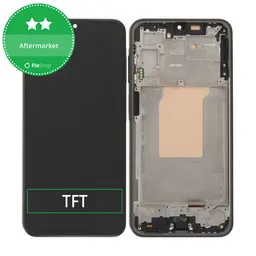 Samsung Galaxy A26 A266E - LCD Kijelző + Érintőüveg + Keret (Black) TFT
