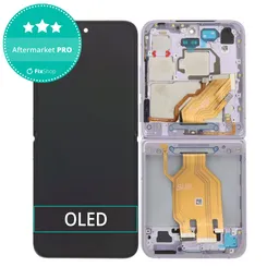 Xiaomi Mix Flip 2405CPX3DC - LCD Kijelző + Érintőüveg + Keret (Purple) OLED